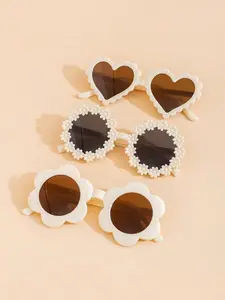 Children Fashion Glasses Set of 3, Outdoor Shooting Travel Eyewear, Stylish Kids Sunglasses for Daily Use, Perfect for Outdoors