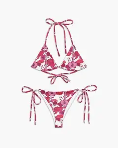 Chrysanthemum Bikini | Vintage Triangle Swimsuit