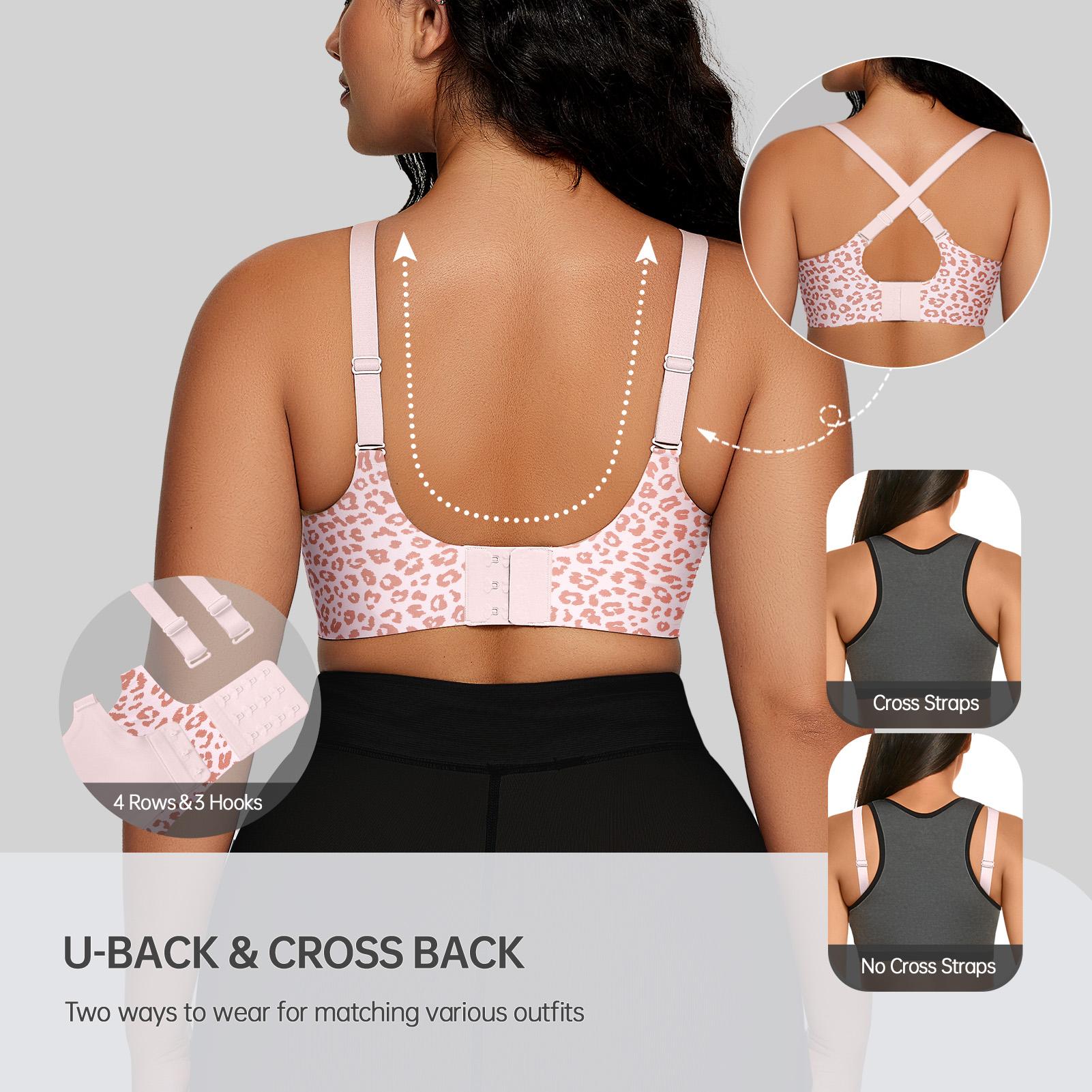 OEAK｜Leopard Print Push Up Bra, Wireless Bra, Seamless Bra, Natural Lift & Clean Confidence