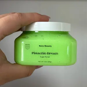 Savy Beauty Sugar Scrub- Live Lineup Leftovers Body Scrub with Shea & Avocado Oil - 10oz, 4oz, 2oz Lightweight Cleanser for Normal Skin