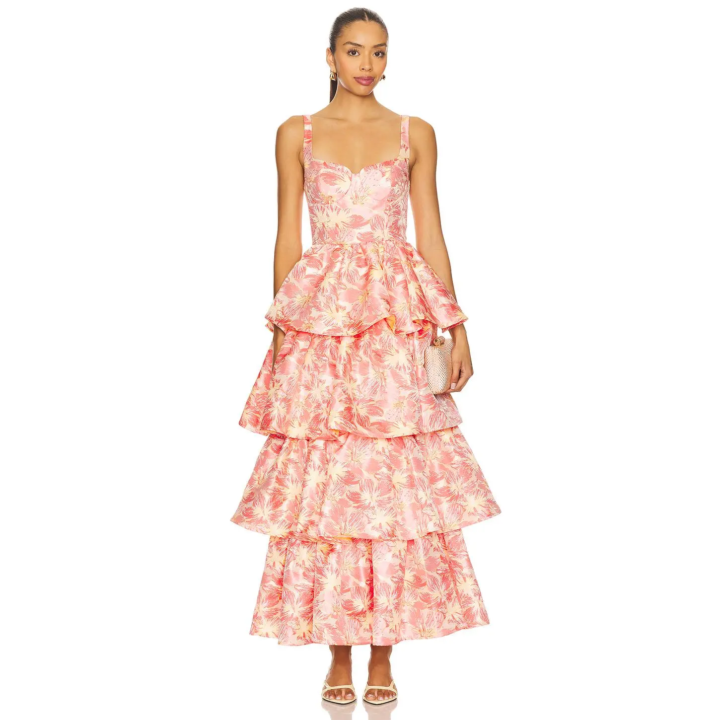 Lovers and Friends Francesca Maxi Dress in Pink & Yellow Floral - TikTok  Shop