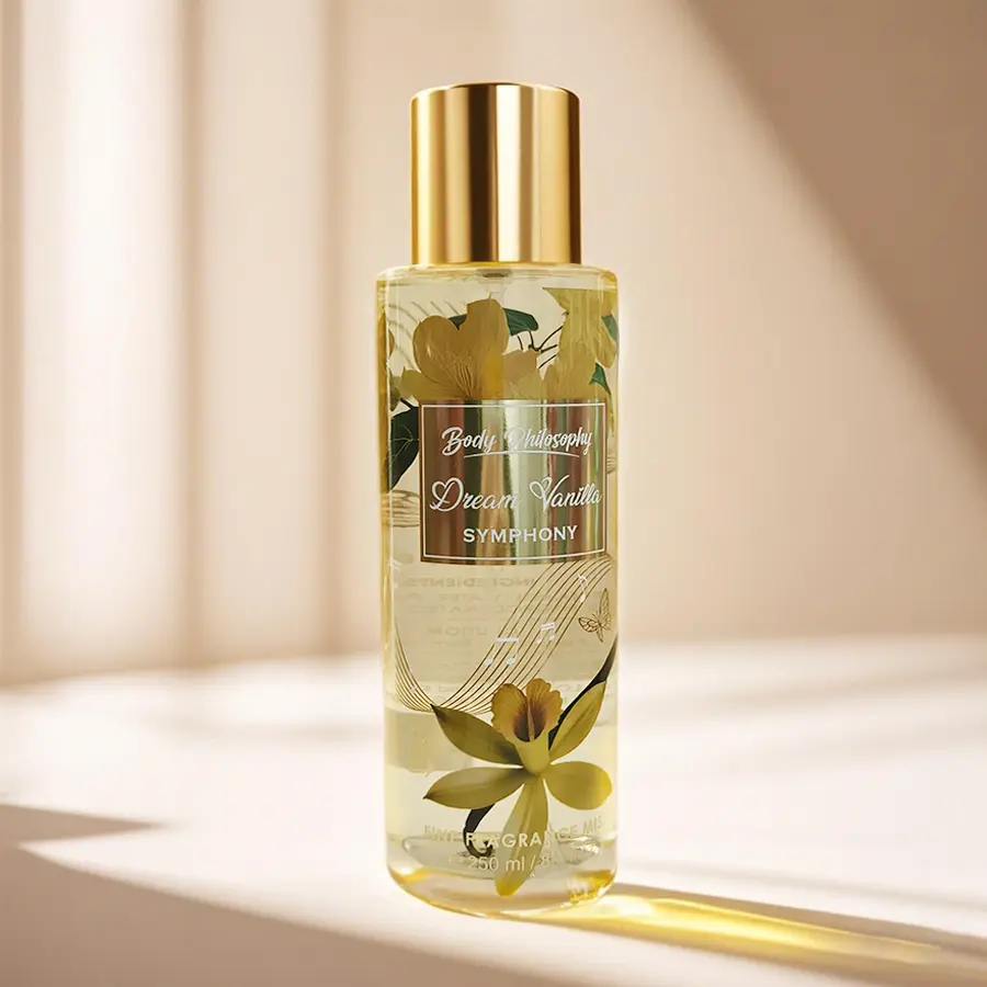 Brazilian Crush Fragrance Body & Hair Mist  Sweet Vanilla,Floral,Gourmand  warm sandalwood, musk unique scent experience  perfume collectionfor Women Elegant Scent with Long-Lasting Charm – Perfect for Every Occasion250ML