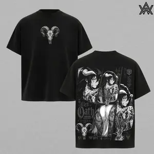 Albedo Tee – Overlord Anime Manga T-Shirt, Guardian Overseer Graphic Tee, Unisex Oversized Casual Shirt, Great Tomb of Nazarick Anime Tee, Succubus Queen Manga Shirt, Dark Fantasy Anime Streetwear Tee, Gift for Overlord Fans
