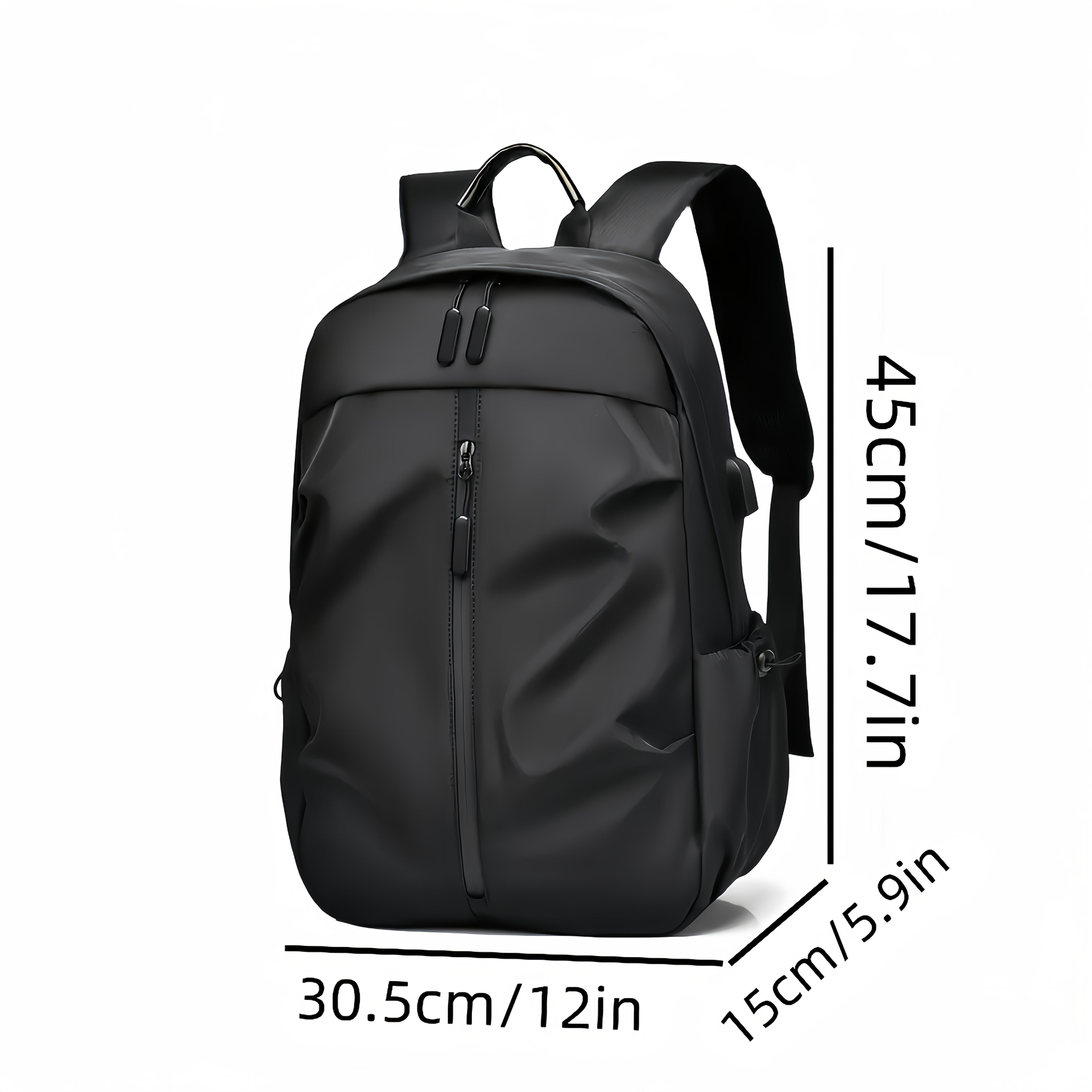 Durable Large Capacity Nylon Backpack | Multiple Compartments, Adjustable Shoulder Straps, Zipper Closure | Travel & Bag for Women, Casual Daypack, Laptop Backpack