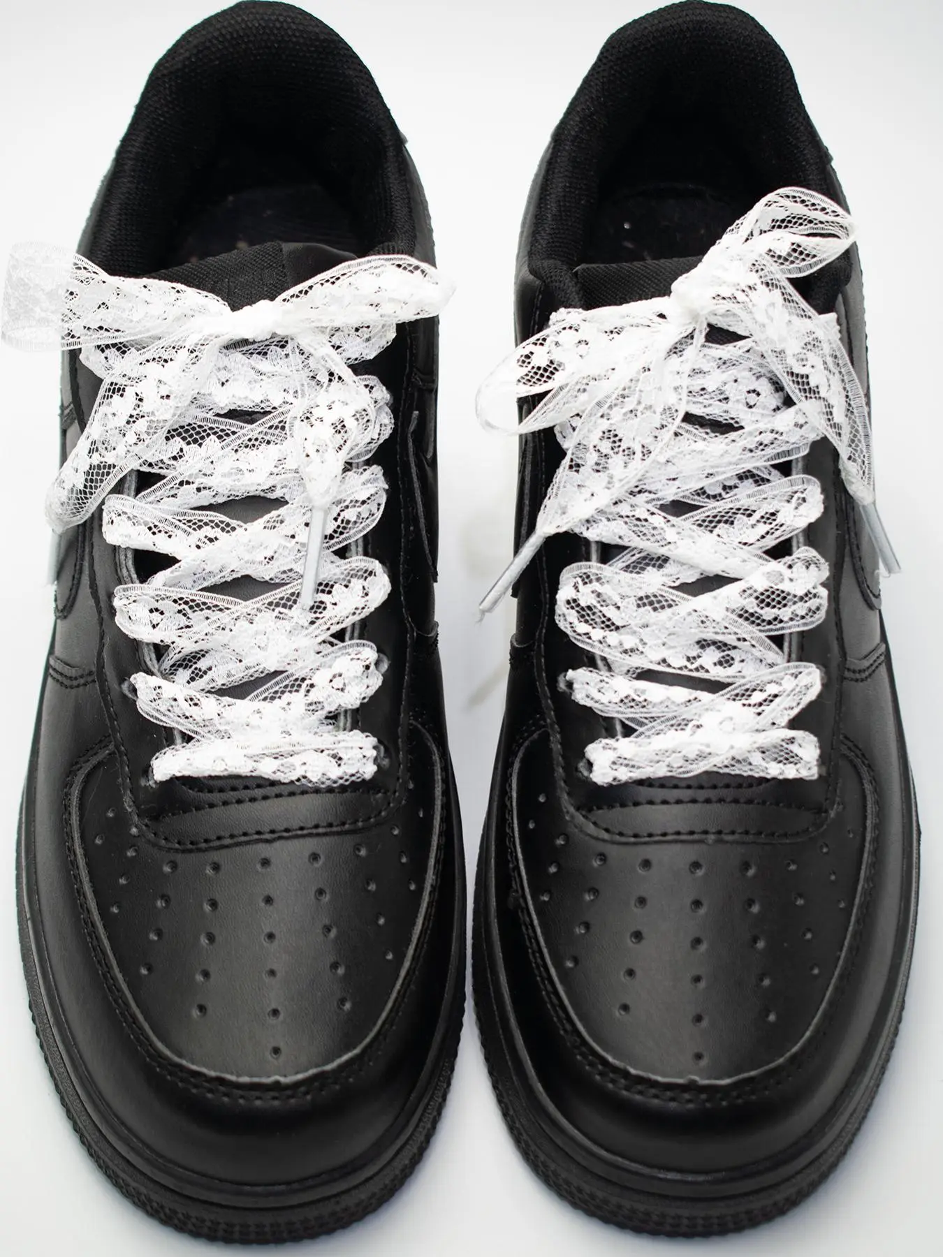 Floral Pattern Lace Shoelaces Vintage Look, Fashionable Shoes Laces for Women's Sneakers, Casual Footwear Accessories for Daily Wear, Shoe Strings for Sneakers