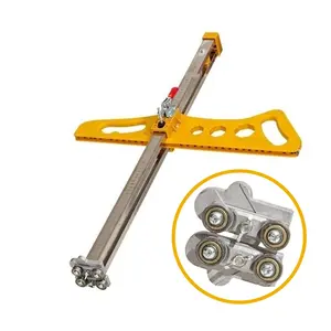 Heavy-Duty Foldable Plasterboard Cutter - Manual Plasterboard Tool with Adjustable Guide Rail, Ergonomic Handle, Portable Folding Design - Suitable for Professional Contractors and DIY Projects - No Electricity Required, Durable Structure, Sturdy Construc
