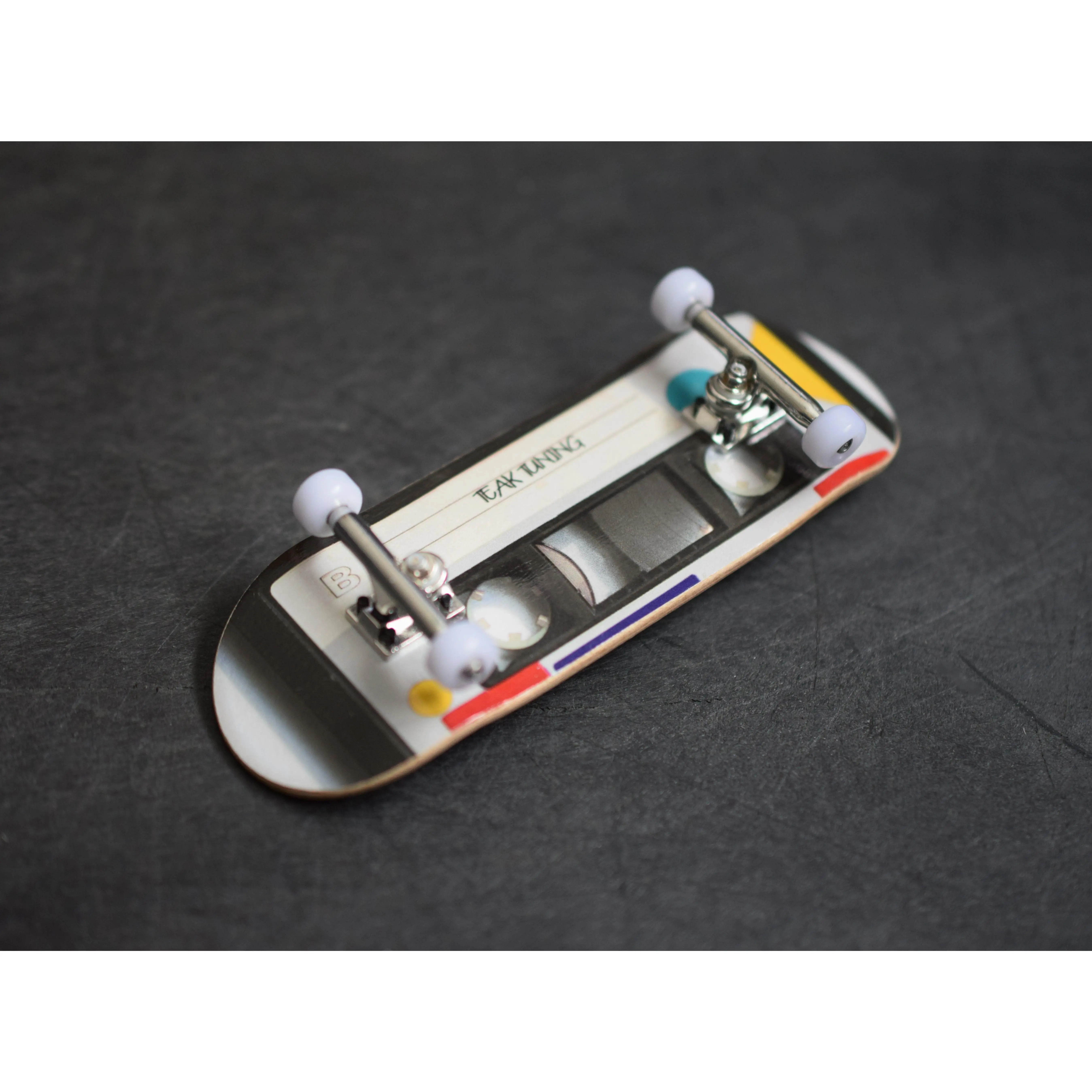 32mm Prolific Gen2 Fingerboard Complete - "Cassette Tape" Graphic - Gen2 Prodigy Trucks + Pro Duro Bubble Bushings