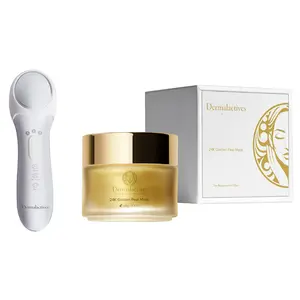 Microcurrent Facial Toning Device + 24K Gold Peel Mask 2pc Day Use