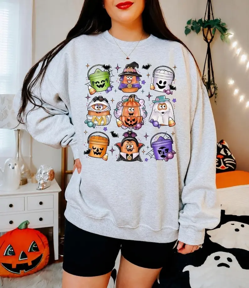 Vintage Halloween Nuggets Sweatshirt, Spooky Nugget Shirt, Retro Halloween Hoodie