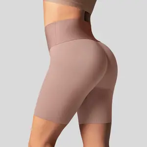 Curvamor Stay-In-Place Seamless Shapewear Shorts – Soft Fabric Ruched Design for Compression & Anti-Slip Grip Technology | Short de Compresión con Fajón Antideslizante, Aspecto Invisible Leg Leg