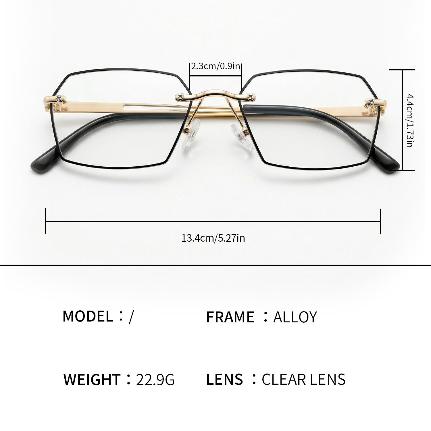 Multi-Focus Reading Glasses for Near and Intermediate Viewing, Comfortable for Phone and Reading