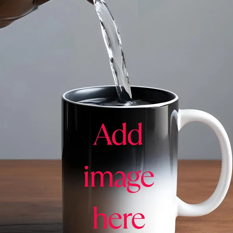 Personalized Color Changing Mug 15oz – Custom Photo or Text Magic Mug – Heat Reveal Gift for Him, Her, Friends – Coffee Cup, Christmas Gifts