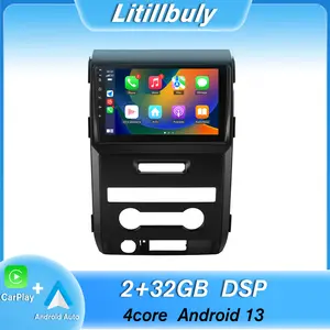 Car Stereo for Ford F150 2009-2012 touch screen has Android Auto Wireless Carplay, Bluetooth WIFI supports GPS Navigation