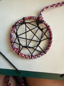 Dreamcatcher with little clasp for easy hanging