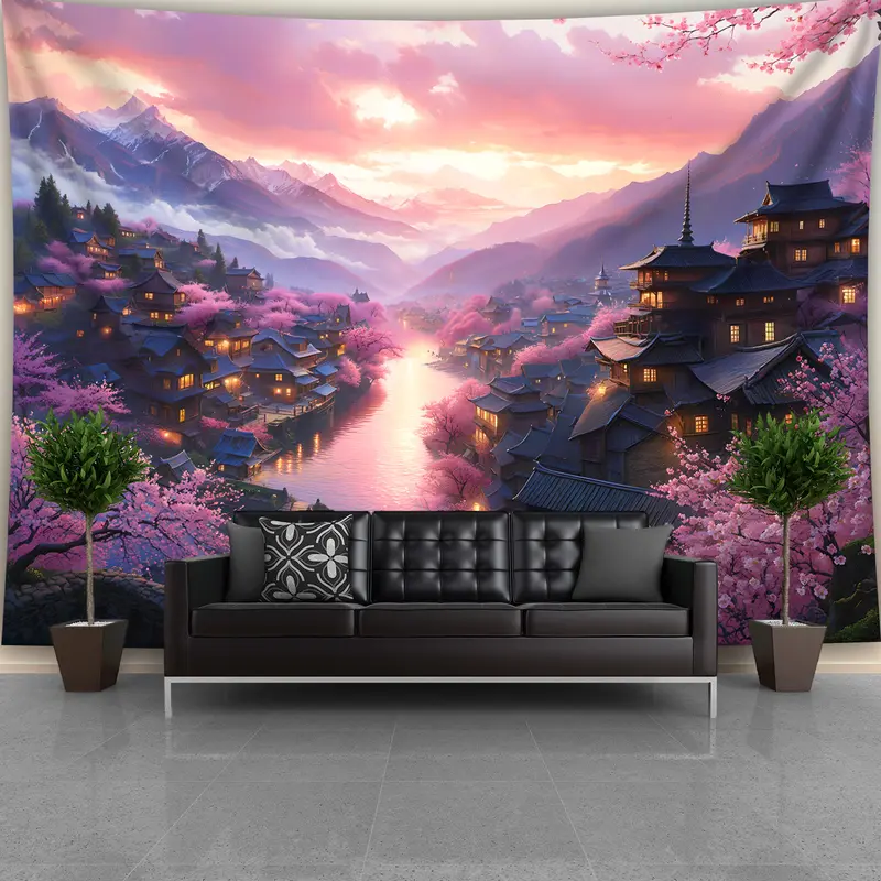 Crystal castle tapestry - TikTok Shop
