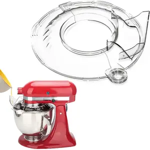 Pouring Shield Compatible with Kitchen aid 4.5-5QT Mixer Bowl, Safety Pouring Shield, for Kitchen Aid Accessories and Attachments, Kitchen Aid Stand Mixers with Removable Pour Spout