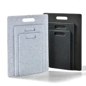 Household plastic cutting board 3-piece set, Kitchen Chopping Board, durable classified cutting board, suitable for pre-meal preparation of various ingredients in the kitchen, anti-slip texture design and easy to clean, must-have kitchen utensils