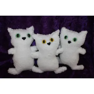 KyTavo Fluffy White OK Kitty