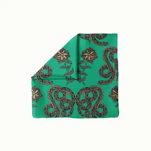 Gilded Serpent Head Scarf