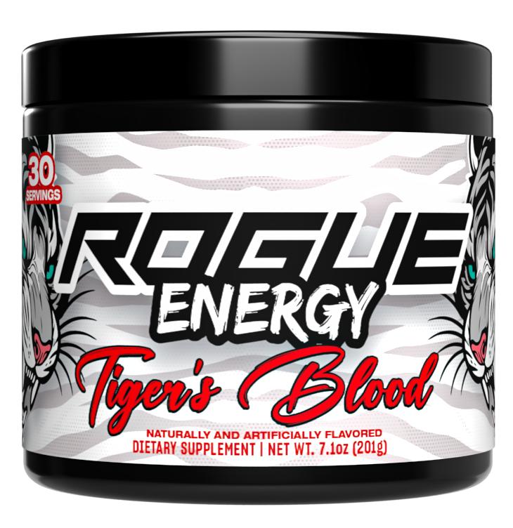 Rogue Energy 2-in-1 Energy Drink Powder + Focus Pre Workout - Boost Blood Flow with L-Citrulline, Increase Dopamine with Bacopa Monnieri Nootropic - 175mg Caffeine for Explosive Energy - Sugar-Free 30 Serving Tub Supplement Fitness