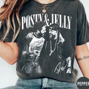 Posty & Jelly Vintage Shirt, Country Rap Brothers Graphic Tee, Tour Vibes Streetwear, Unisex Fan Gift
