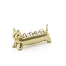 Umbra Ali Cat Ring Holder Velvet-Lined Storage Chrome Brass Finish Holds 10 Rings Metal Boxes Jewelry Organizer