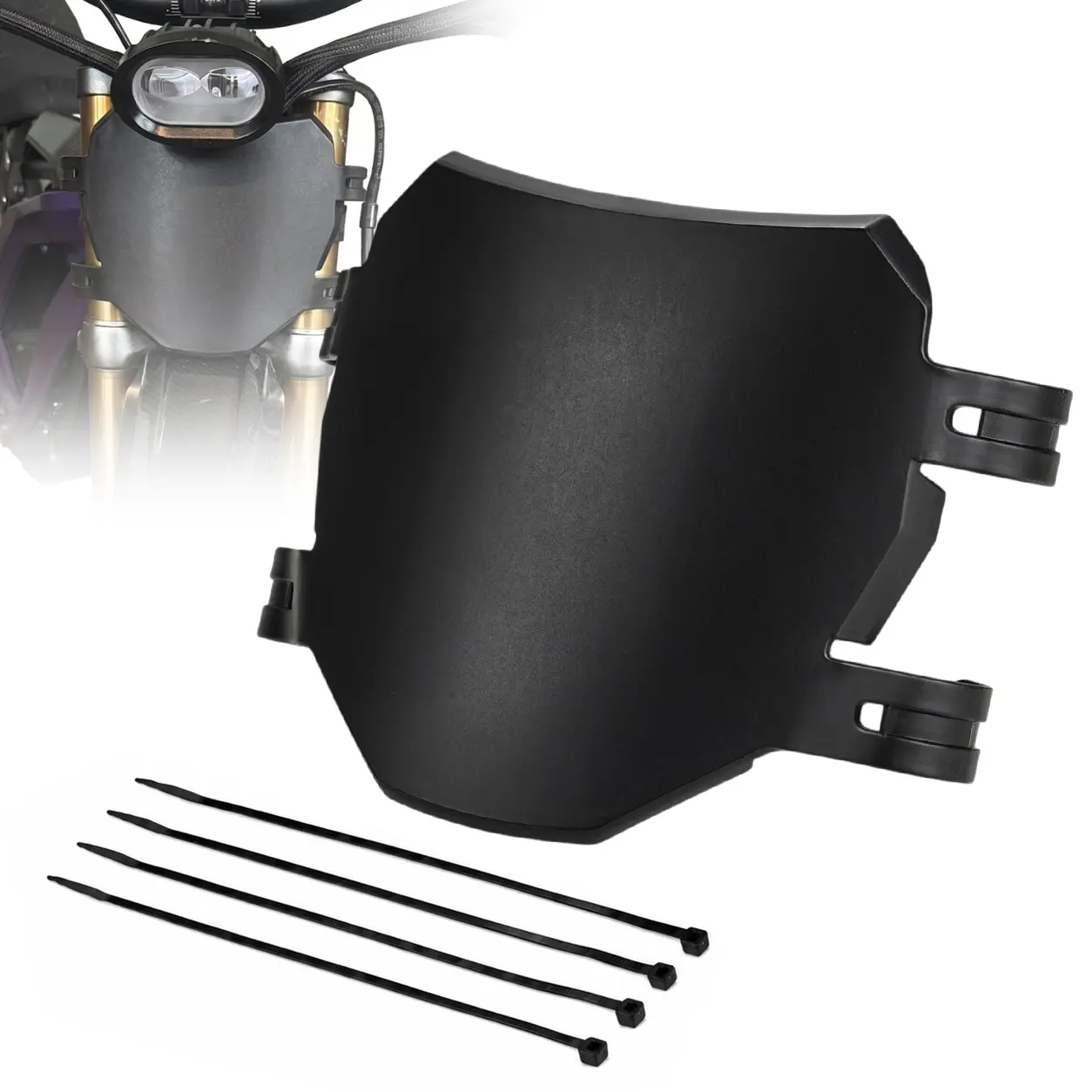 Ebike Front Number Plate Ebike Electric Dirt Bike Plate Replacement for Surron Light Bee Yozma Ridstar Q20 Tutti Soleil 01 Talaria X3 Sting MX3 MX4 MX5 E Ride Pro SS Macfox X1 X1S X7 Super 73