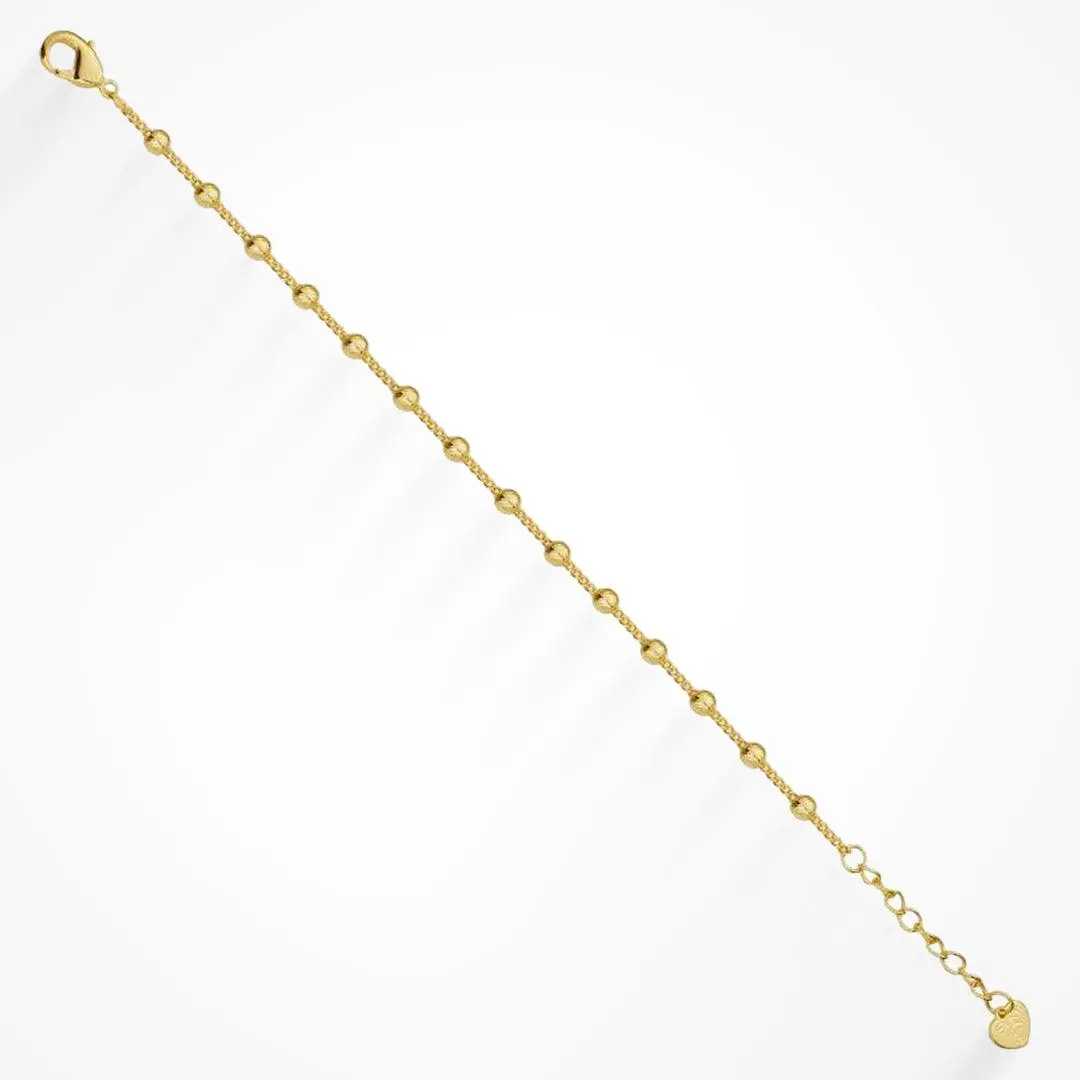 EVRY JEWELS Gold or Silver Plated Women's Hypoallergenic Bali Bracelet