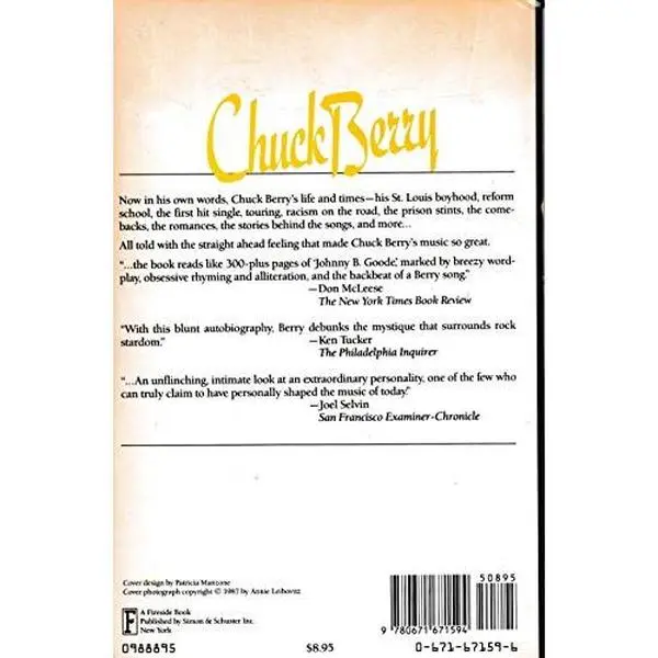 USED Book - Chuck Berry: The Autobiography by Chuck Berry (Paperback) - english