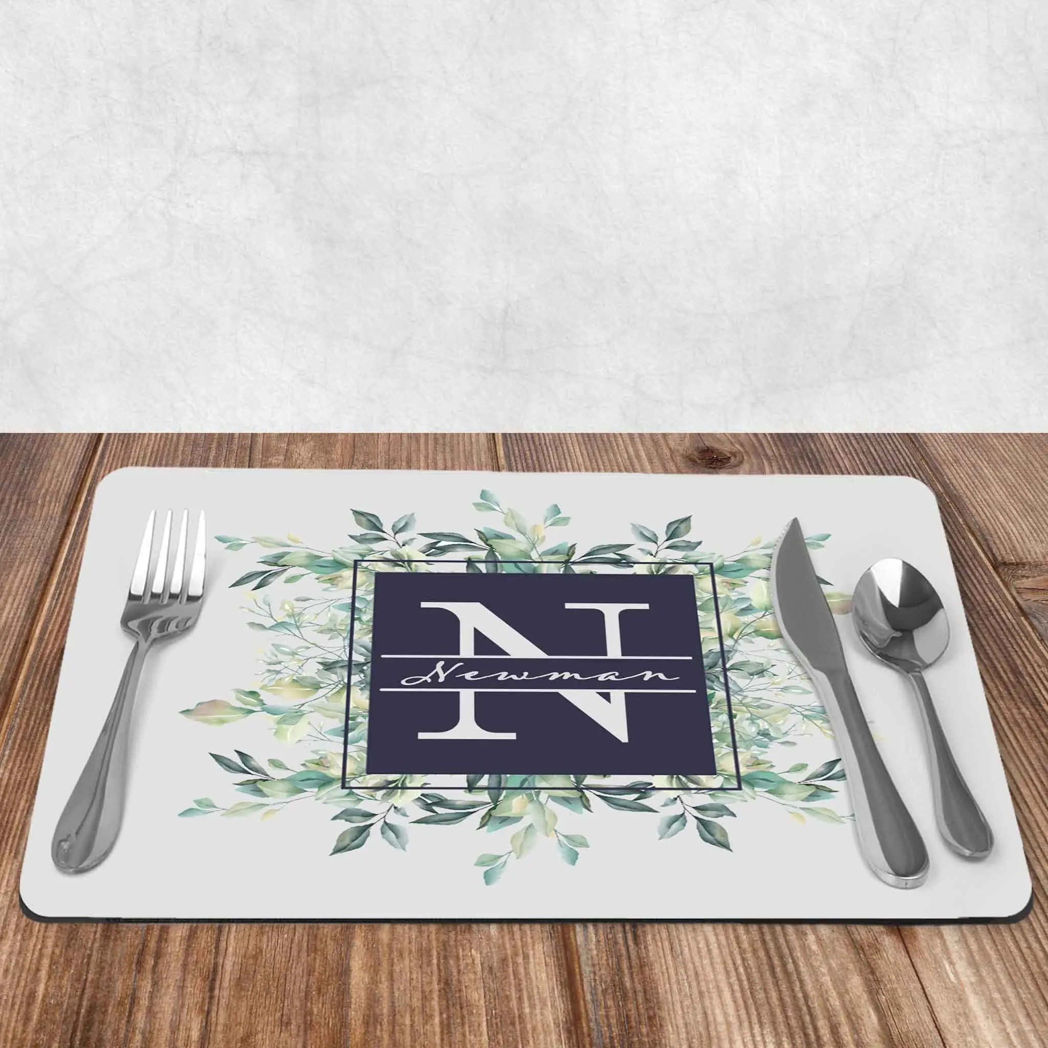 Custom Placemats | Personalized Dining and Serving | Succulent Bouquet