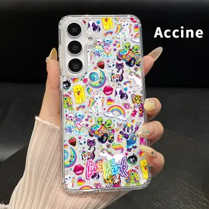 Magnetic Phone Case for iPhone S26 S23 Ultra S24 Plus S25 Edge S22+ FE Whimsical Creature Fantasy  Printed Clear Acrylic All Coverage Cover Support Wireless Charging