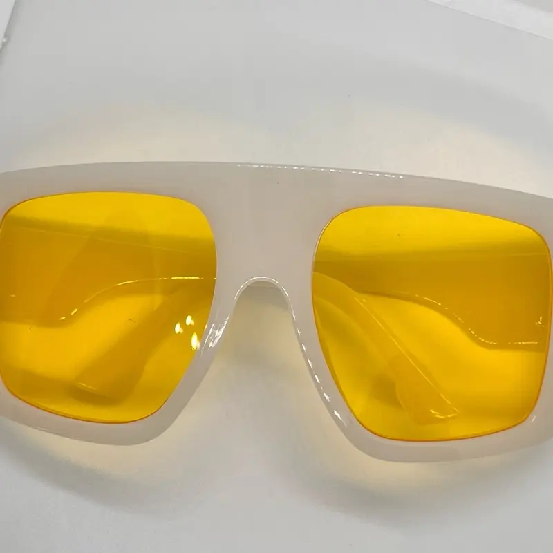 Fashion Brand Company Women\'s White and Yellow Sunglasses Swan Sunglasses – Fashion Brand Company main image 4