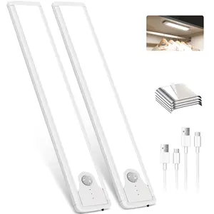 Under Cabinet Lights,Motion Sensor Night Light Indoor,Rechargeable Light1500mAh USB ,Magnetic Installation Dimmable Lights for Kitchen,Wardrobe,Pantry, Closet,Bathroom,Stairs,Sink Cabinet,Garage,Mother's Day gift