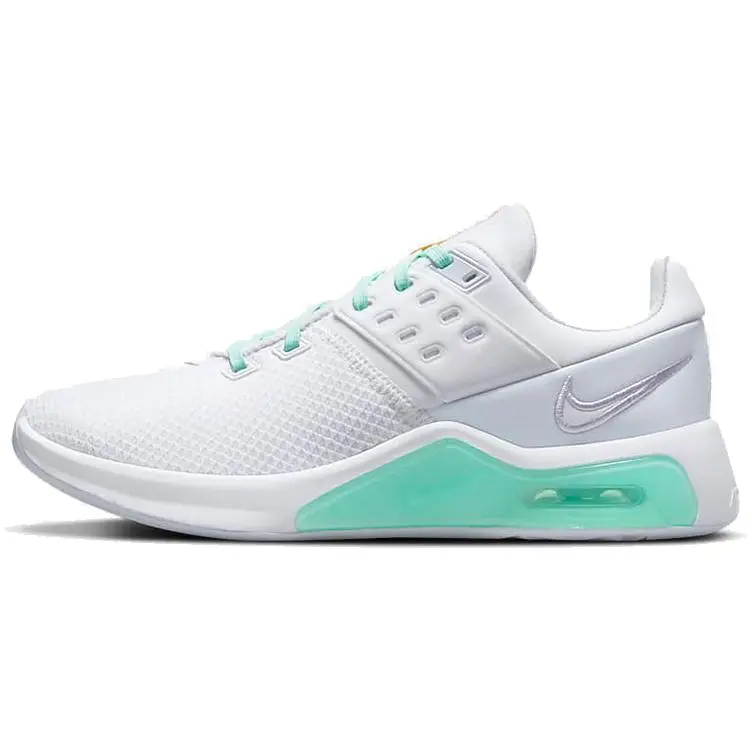 Women's Nike Air Max Bella Tr 4 Casual 'White Green Glow' Glow in the Dark All Seasons Trainers, CW3398-101, Round Toe, No Heel