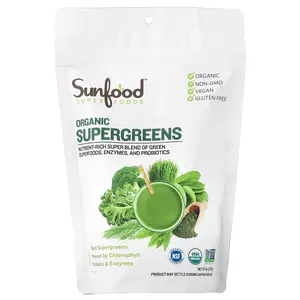 Sunfood Organic Supergreens, 8 oz (227 g)