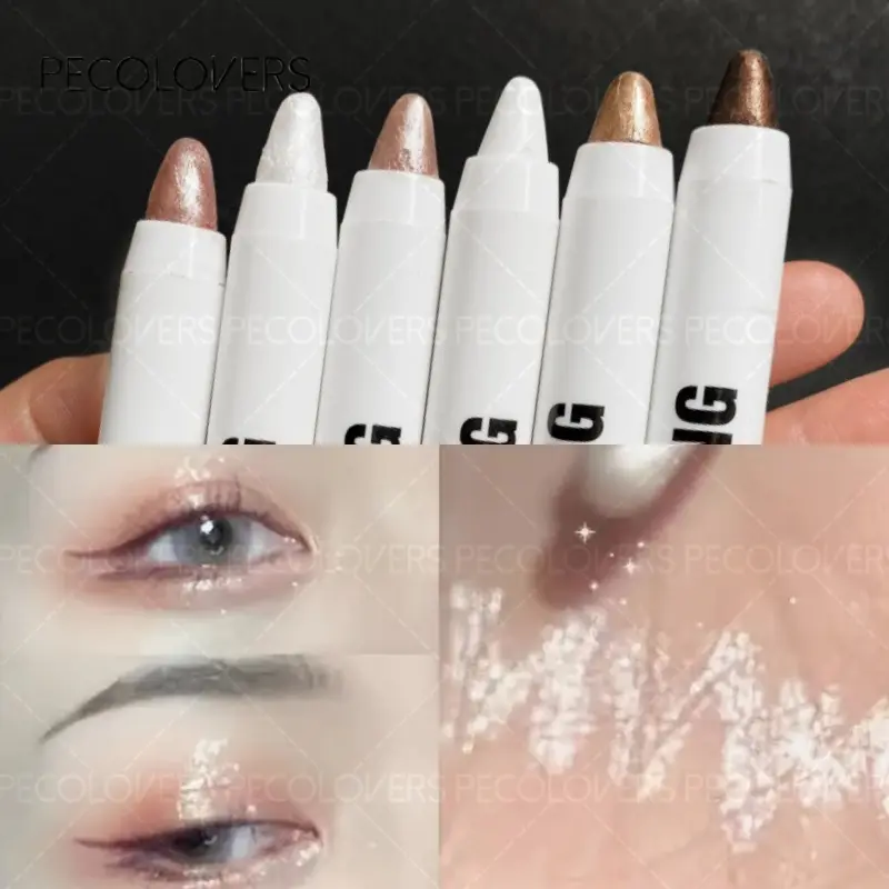 Metallic Shimmer Eyeshadow Stick,Waterproof, Long-Lasting,Eyeshadow Stick,Music Festivals, Parties & Daily Makeup