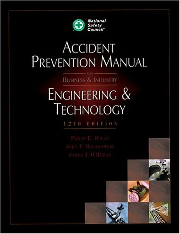 Used Hardcover Book - Accident Prevention Manual: Engineering & Technology, 12th Edition by National Safety Council (English) - Business, Research, Standards, Industry Reference (5 lbs)