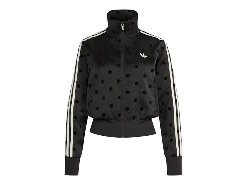 adidas Women's Women's Satin Polka Dots TT Track Jacket Black, from StockX