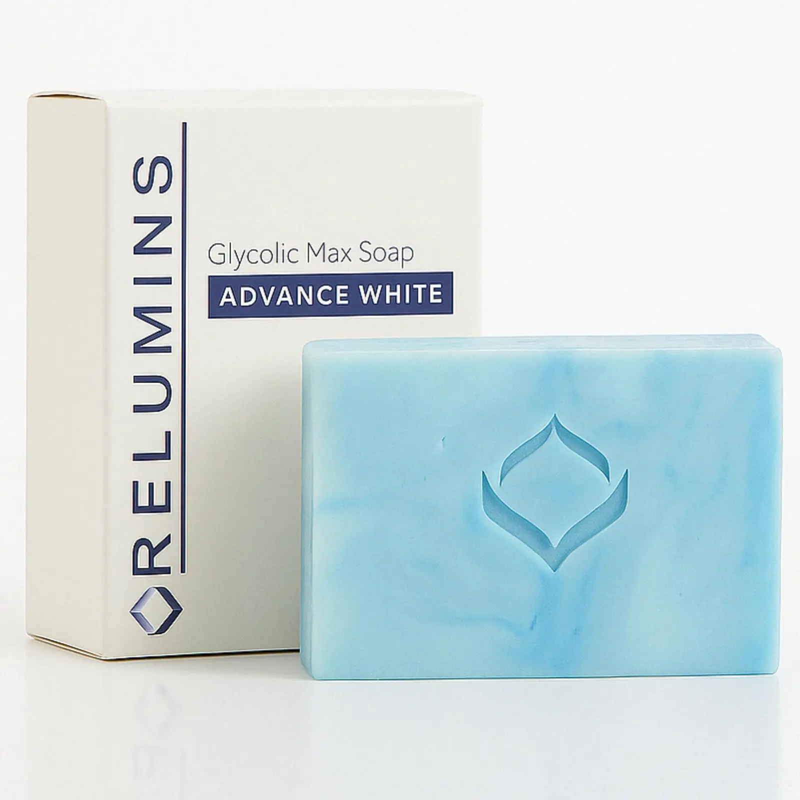 Relumins Glycolic Acid Soap Bar with Aloe and Salicylic Acid – Gentle AHA Mild Peel for Smoother, Soothing Skin | Made in USA - 135g