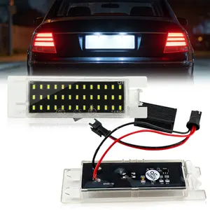 LED License Plate Light for Chevrolet Camaro 2014-2021 Malibu 2013-2016 Volt 2011-2019 – 6500K White 39-SMD Error-Free Tag Lamp, Plug & Play (2PCS)