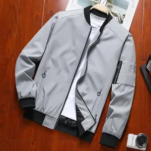 Men's Lightweight Casual Trench Coat - Plain Longsleeves Fitted Silhouette Spring & Autumn Slim Fit Stand Collar Windbreaker with Multiple Pockets, Ideal for Hiking & Camping, Winter-Ready Jackets & Tops Outerwear