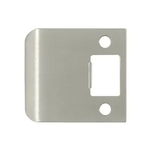 212 MAIN Metal Switch Extender, 2.25 in. Overall Extended Lip Strike Plate, Solid Brass Construction, Weatherproof, Satin Nickel Finish for Sailing & Water Sports
