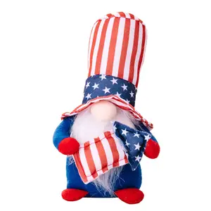 Independence Day Gnomes Plush Scandinavian Tomtes Striped Swedish Gift