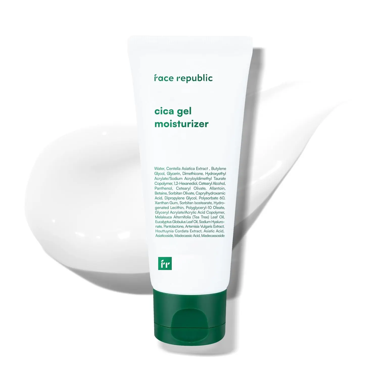 [Official Face Republic Partner] Cica Gel Moisturizer with Centella Asiatica and Tea Tree Oil for Deep Hydration and Soothing