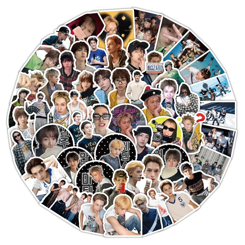 70pcs Heat CORTIS Men's Beauty Stickers, Decorative Decal, Cool Car Decoration, Suitable for Faith Based Designs Such As Scrapbooks, Laptops, Water Bottles, Cars, with Positive Information Sticker Decals, Car Merch