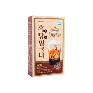 HAITAI Korean Brown Sugar Milk Tea Drink Mix 200g - Authentic Boba Flavor, Easy Instant Beverage