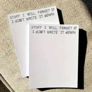 [Quirky to-Do List Notepad] Humorous 50 Pages/Set One Quirky to-Do List Notepad | Creative Gift Sticky Note Notebook