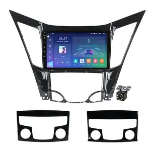 Android Car Stereo for【Hyundai Sonata 2010 2011 2012 2013 2014】Radio with GPS Navigation Carplay Steering Wheel Control BT FM WiFi DSP + Backup Camera