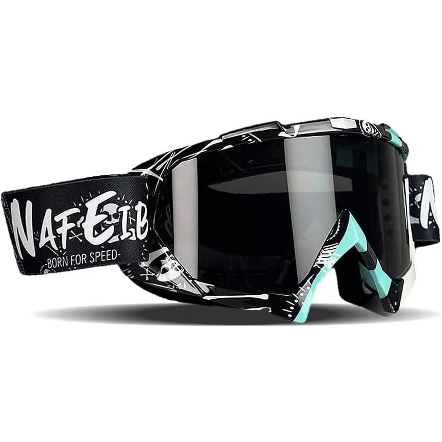 Professional Motocross Goggles Dirt Bike ATV Motorcycle OTG Goggles | UTV MX MTB Off-Road Goggles, Anti Fog, UV400, Dustproof, Riding Racing Glasses, for Men Women Adult Youth, Grey Lens