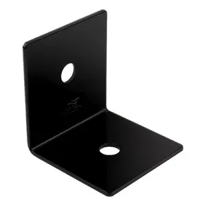 212 MAIN Indio Series Heavy Duty Corrosion Proof Metal Bracket, 90-Deg Angle Decorative Mounting Bracket (3x3.25x3 in.) National Hardware 108054, Pre-Drilled for Sailing Water Sports Installation, Mounting Brackets